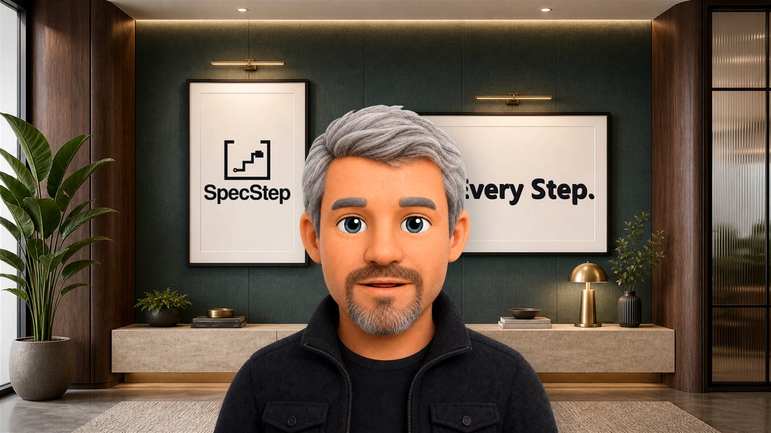 A MeetCrew teammate in a Teams meeting with a customer-branded background